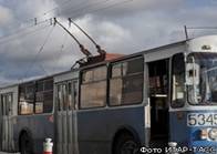 В центре Москвы обстрелян троллейбус