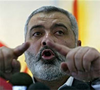 Премьер-министр палестинской автономии (по версии движения ХАМАС) Исмаил Хания 