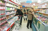 Цены на продовольственные товары в апреле 2012 года по сравнению с апрелем 2011 года выросли на 3,9%