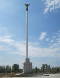 В ВКО монумент "Казак ели" стоимостью в 35 млн тенге сдадут в июне