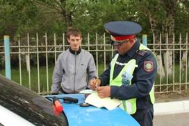 Дорожная полиция Костаная начала массированные рейды по соблюдению правил ПДД