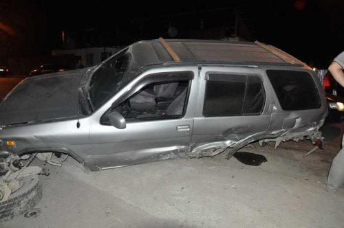 В Алматы пьяный водитель автомашины Honda "в хлам" разбил три иномарки (ФОТО)
