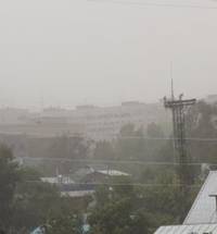 ФОТО: Алматы накрыла пыльная буря