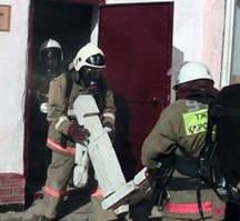В Кызылординской области сдана в эксплуатацию тепло-дымовая камера для тренировки пожарных