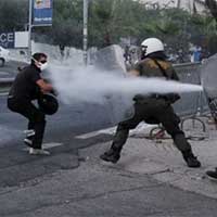 На демонстрациях антифашистов в Греции задержали 23 человека