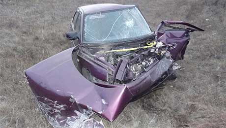 Авария с участием трех машин произошла в Костанайской области